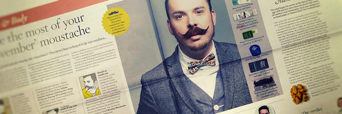 King of Shaves Shave Oil in Waitrose Weekend’s feature on Movember