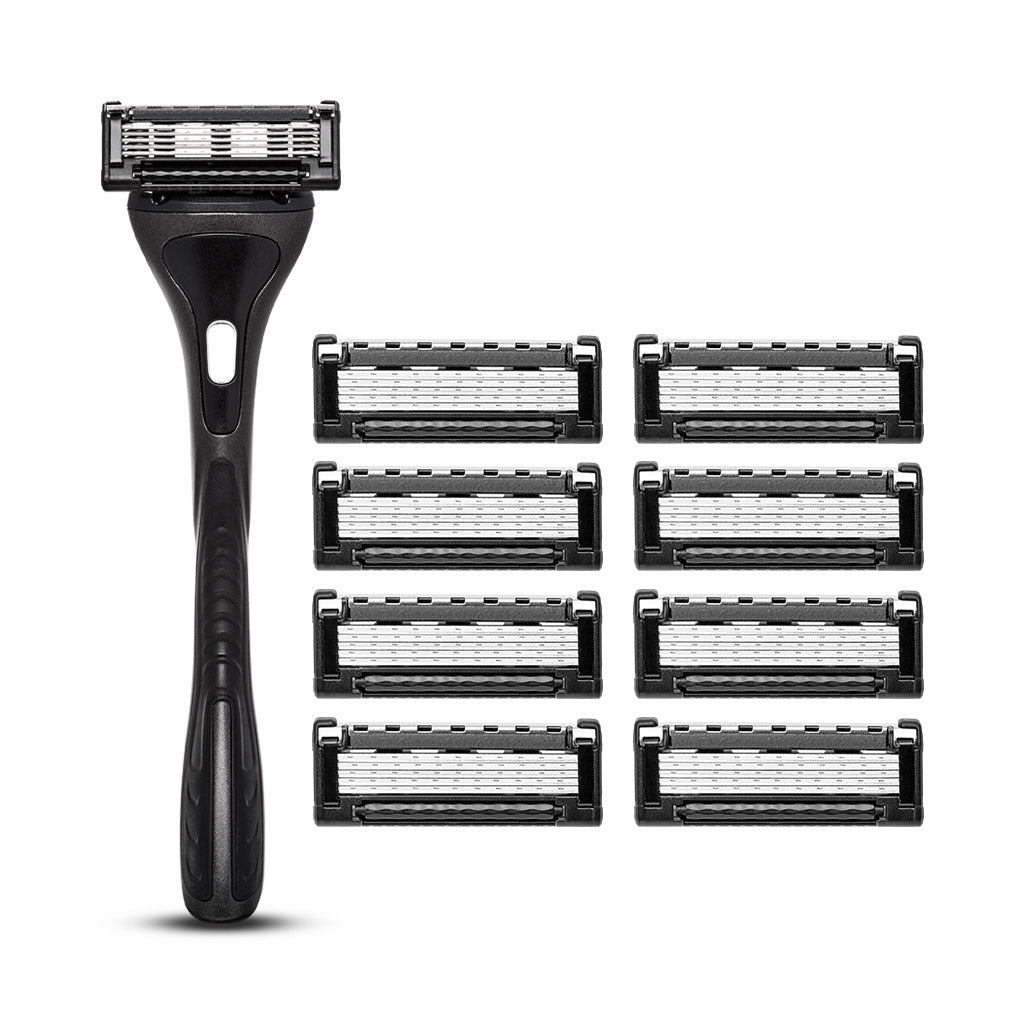 King of Shaves K5 Five Blade Razor & 8 Cartridges