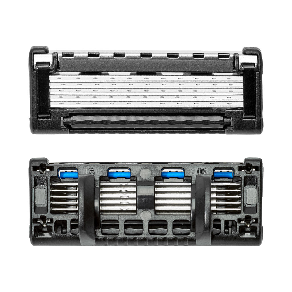 King of Shaves K5 Five Blade Cartridge front and rear