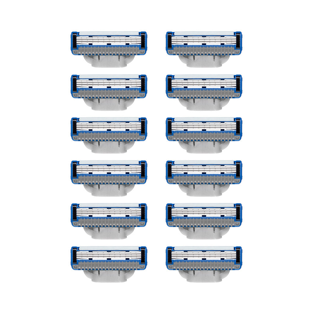 King of Shaves K3 Three Blade Cartridge Packs x 12