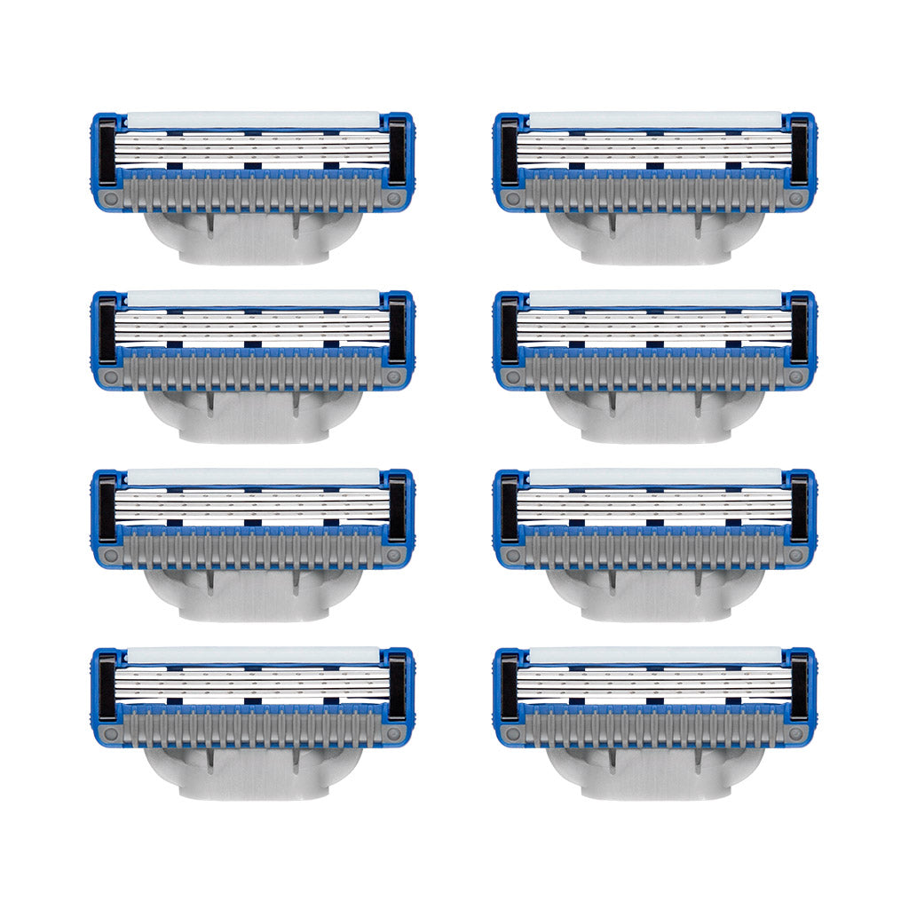 King of Shaves K3 Three Blade Cartridge Packs x 8