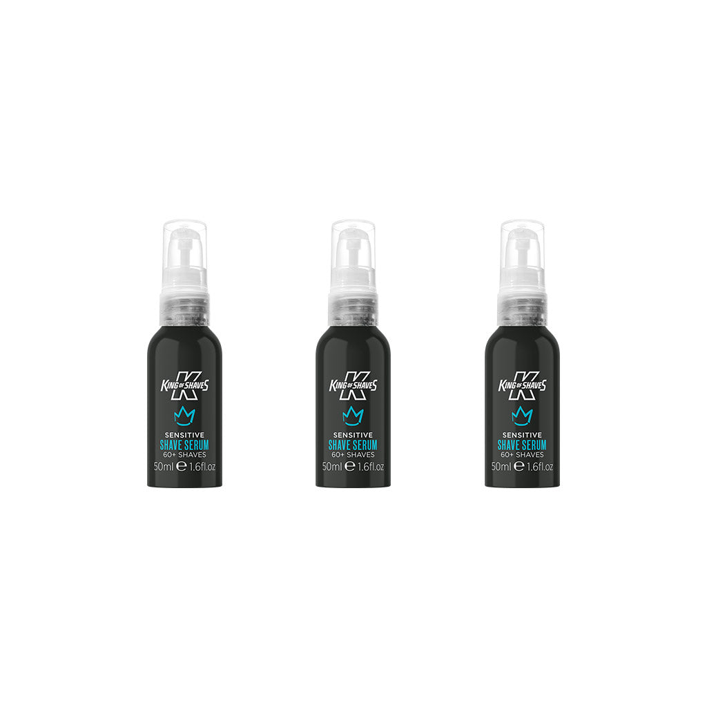 King of Shaves Sensitive Shave Serum (50ml) x 3